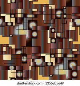 Seamless pattern with squares