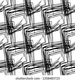 Seamless pattern with squares
