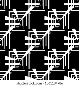 Seamless pattern with squares