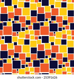 Seamless pattern with squares