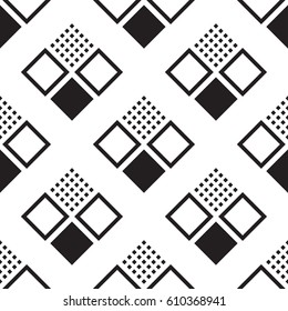 Seamless pattern with squares. Abstract background with a geometric figures. Vector EPS 10