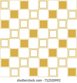 Seamless pattern with squares. Abstract background with a geometric figures