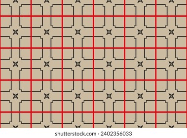 seamless pattern with squares.    Seamless abstract chain pattern  . Geometric texture. Repeated printing. A seamless background.