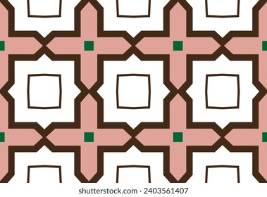 nahtloses Muster mit Quadraten.    Nahtlose abstrakte Kettenmuster . Geometrische Textur. Wiederholter Druck. Ein nahtloser Hintergrund.