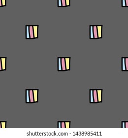 Seamless pattern with squares. Abstraction
