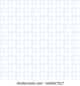 Seamless pattern of squares and curve lines. Unusual lattice. Geometric background. Vector illustration. Good quality. Good design.