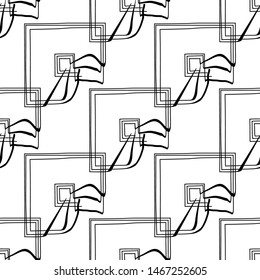 
Seamless pattern with squares. Geometric abstraction
