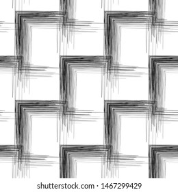 
Seamless pattern with squares. Geometric abstraction
