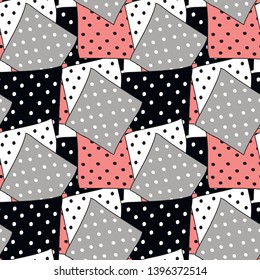 Seamless pattern with squares. Geometric figures. abstraction.
