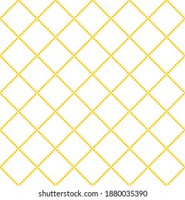 Nahtlose Muster von Quadraten. Geometrischer orangefarbener Hintergrund.