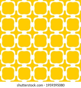 Seamless pattern of squares. Geometric orange background.
