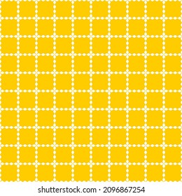 Nahtlose Muster der Quadrate. Geometrischer orangefarbener Hintergrund.