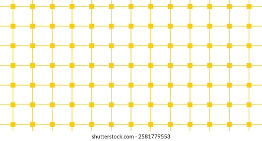 Seamless pattern of squares. Geometric orange background