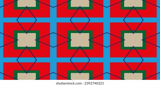 patrón transparente con cuadrados .Ilustración para el diseño. patrón geométrico sin costuras. La imagen de fondo.  Tendencia popular