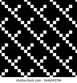 Seamless pattern. Squares illustration. Ethnic motif. Geometric background. Checks ornament. Quadrangles backdrop. Digital paper, textile print, web design, abstract. Tiles wallpaper. Vector artwork.