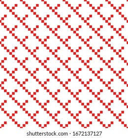 Nahtloses Muster. Quadrate-Abbildung. Ethnische Motive. Quadrangles Hintergrund. Geometrischer Hintergrund. Schecks Ornament. Digitales Papier, Stoffdruck, Webdesign, abstrakt. Fliesen Tapete. Vektorillustration