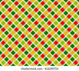 Seamless pattern of squares and lines. Vector illustration.