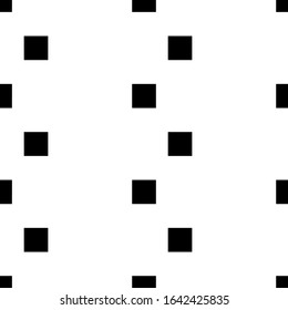 Seamless pattern. Squares ornament. Simple shapes wallpaper. Checks image. Geometric motif, Polygons background. Small quadrangles backdrop. Digital paper, web design, textile print. Vector abstract.