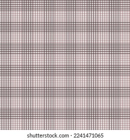 Seamless pattern squares plaid vector checkered for fabric shirt or gift wrapping papers and pastel color wallpaper or grid line geometric abstract background.