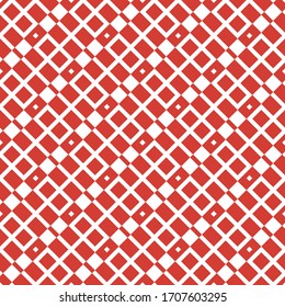 Seamless pattern. Squares, rectangles. Ethnic motif. Checks, blocks ornament. Geometric background. Rhombuses, polygons backdrop. Diamonds, bricks wallpaper. Digital paper, abstract. Vector artwork.