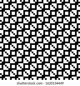 Seamless pattern. Squares, shapes wallpaper. Ethnic motif. Tiles, forms backdrop. Checks, figures ornament. Geometric background. Mosaic illustration. Digital paper, textile print, abstract vector