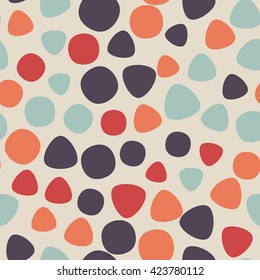 Seamless pattern with squares and triangles. Vector repeating texture.