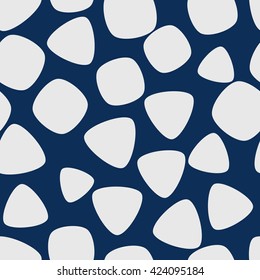 Seamless pattern with squares and triangles. Vector repeating texture.