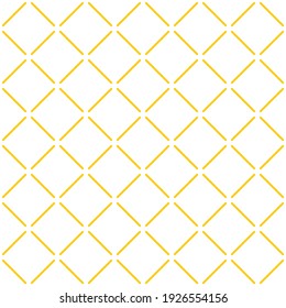 Seamless pattern of squares. Unusual lattice. Geometric orange background.