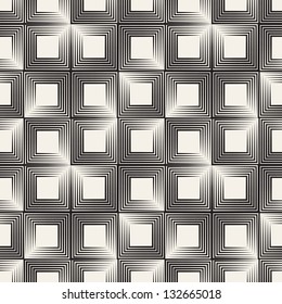 Seamless pattern with squares. Vector abstract background. Stylish cell structure