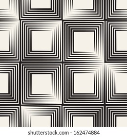 Seamless pattern with squares. Vector abstract background. Stylish cell structure