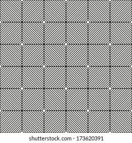 Seamless pattern with squares. Vector abstract background. Stylish cell structure