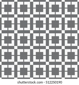 Seamless pattern with squares. Vector abstract background. Stylish cell structure