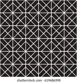 Seamless Pattern Squares. Vector Abstract Background. Stylish Geometric Linear Structure