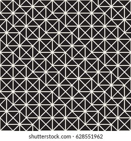 Seamless Pattern With Squares. Vector Abstract Background. Stylish Geometric Linear Structure