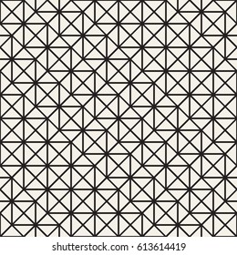 Seamless Pattern With Squares. Vector Stylish Geometric Linear Structure