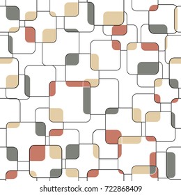 Seamless pattern with squares.Modern stylish texture. 