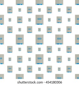 Seamless pattern of SSD blue-gray color. Vector EPS 10.
