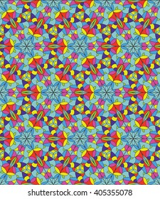 seamless pattern of stained glass