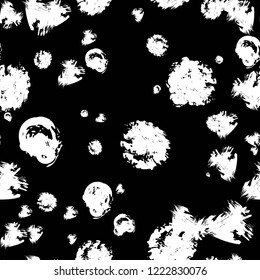 seamless pattern of stains and ink smears.blot of ink