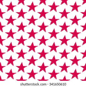 Seamless pattern with a star