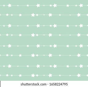 Seamless pattern with star/ baby collection