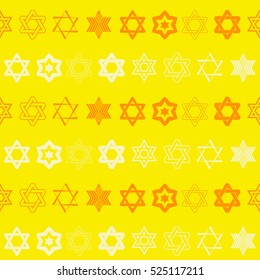 seamless pattern with star of David traditional Jewish symbol for your design