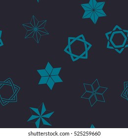 seamless pattern with star of David traditional Jewish symbol for your design