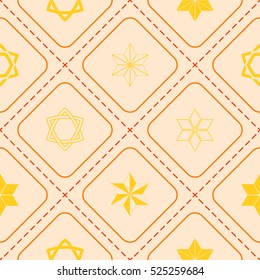seamless pattern with star of David traditional Jewish symbol for your design