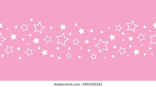 seamless pattern with a star. trendy pink stripe, texture. fashion background for girls. simple background for print,  wallpaper. Art barbie