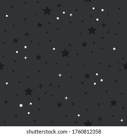 seamless pattern with star - vector illustration, eps