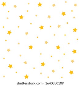 Seamless pattern with star in white background