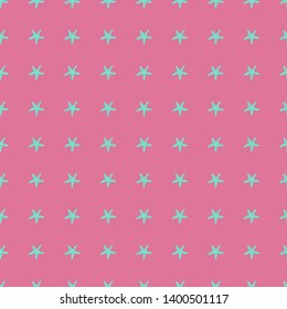 Seamless Pattern with starfish concept