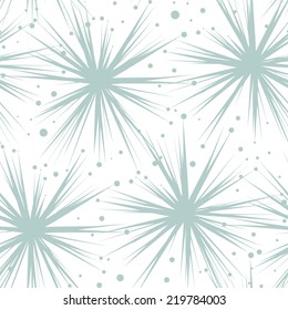 Seamless pattern. Starry repeating background. Stylish stellated texture