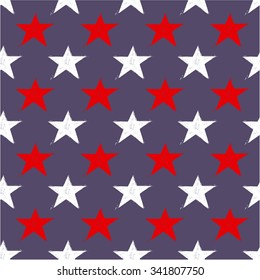 Seamless pattern with stars